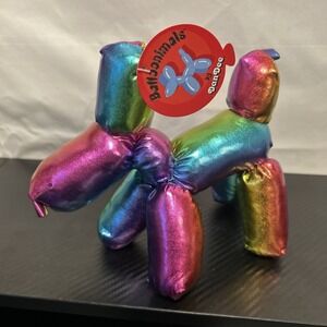 Rainbow Iridescent Balloon Dog Stuffy Balloonimals DanDee